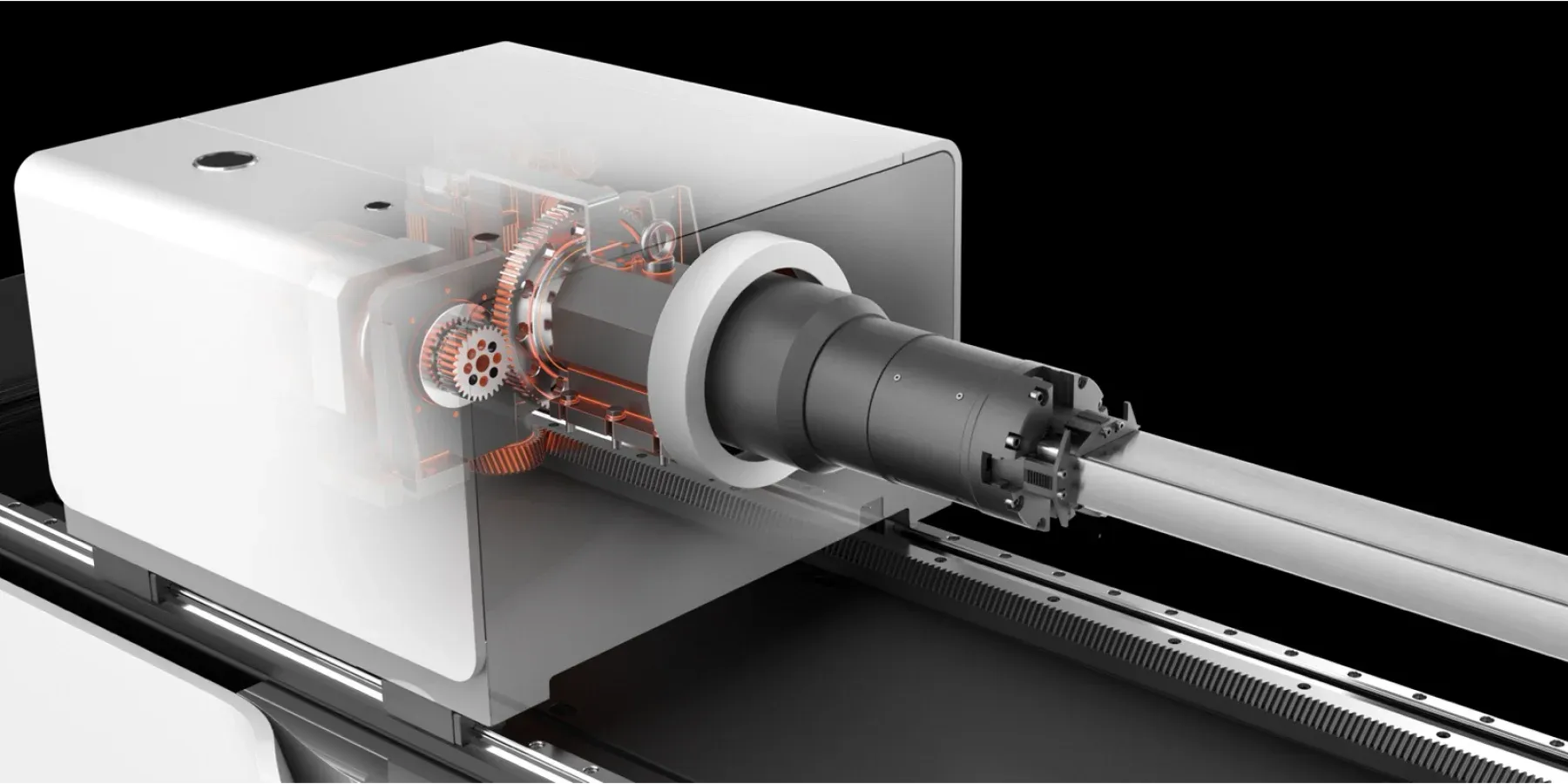 Self-centering pneumatic chuck